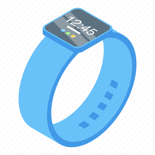 Smartwatch, operating, system, isometric icon - Download on Iconfinder