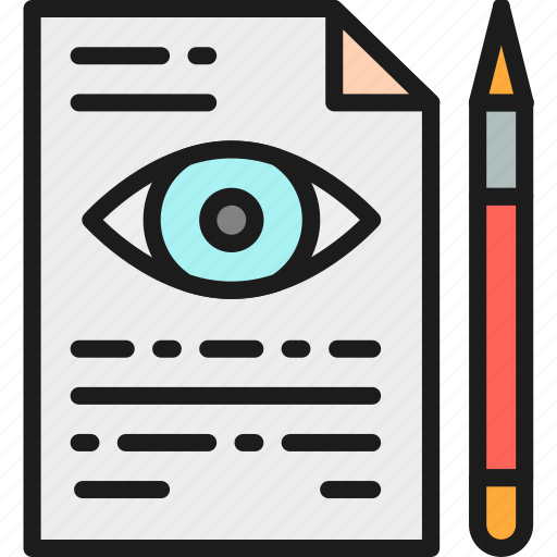 Check, color, diagnostic, doctor, eye, ophthalmology, prescription icon - Download on Iconfinder