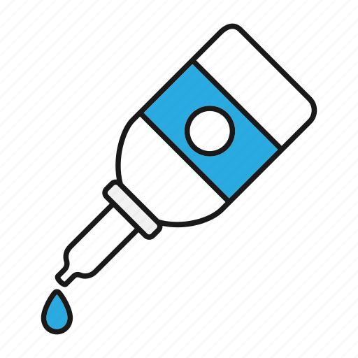 Bottle, dropper, drops, eye, liquid, medication, medicine icon - Download on Iconfinder