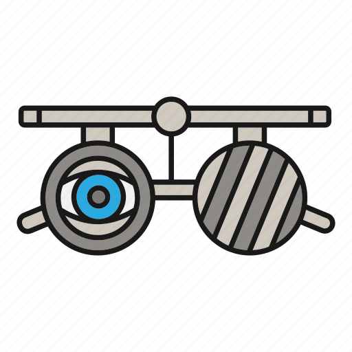 Check, diagnosis, eye, eyesight, glasses, ophthalmology, vision icon - Download on Iconfinder
