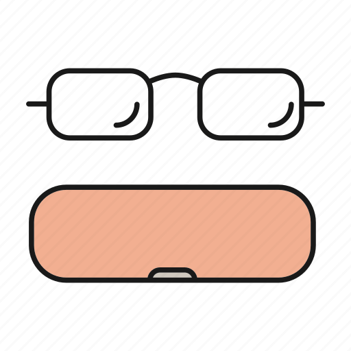 Box case, case, eyeglasses, eyesight, eyewear, glasses, vision icon - Download on Iconfinder