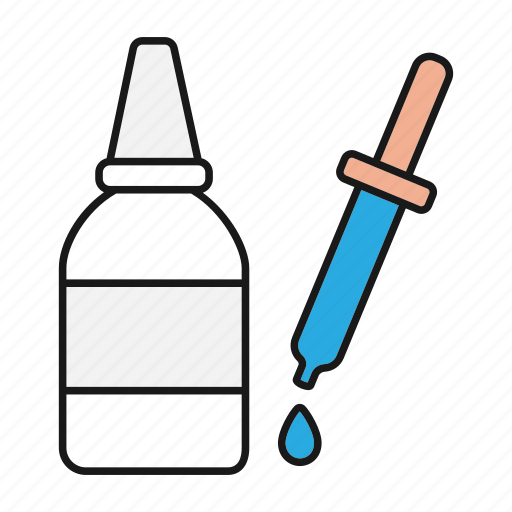Dropper, drops, eyedropper, liquid, medication, medicine, pipette icon - Download on Iconfinder