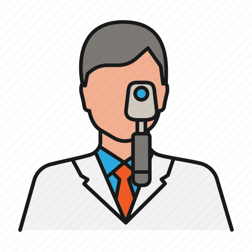 Check, doctor, eyesight, ophthalmologist, ophthalmology, ophthalmoscope, vision icon - Download on Iconfinder