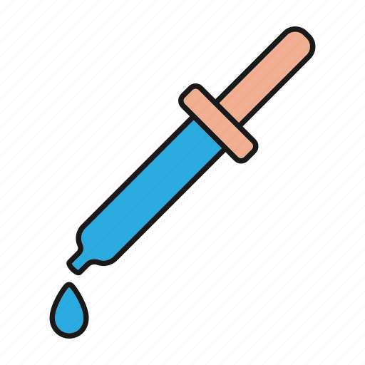 Drop, dropper, drops, instrument, medical, pipet, pipette icon - Download on Iconfinder
