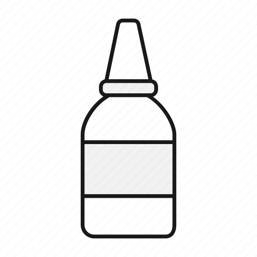 Dropper, drops, eyedrops, liquid, medication, medicine, nasal icon - Download on Iconfinder