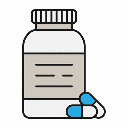 Bottle, drugs, medication, medicine, pills, prescription, treatment icon - Download on Iconfinder