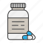 bottle, drugs, medication, medicine, pills, prescription, treatment 