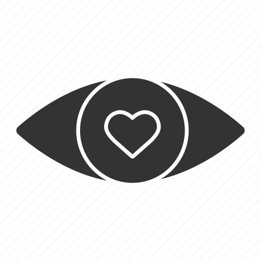 Eye, eyecare, eyesight, heart, human, ophthalmology, vision icon - Download on Iconfinder