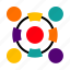 option, cycle, direction, arrow, marker, pointer, indicator, presentation, infographic 