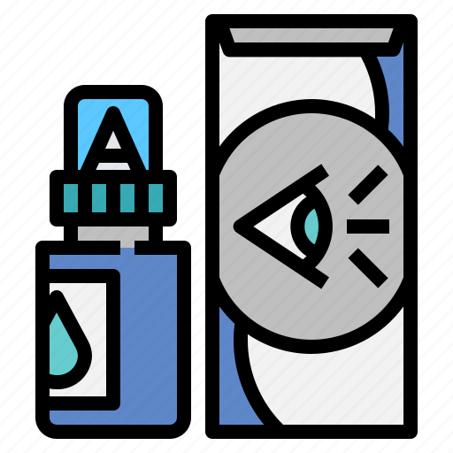 Artificial, tear, eye, drop, medicine, optometrist, ophtalmology icon - Download on Iconfinder