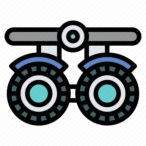 Testing, glasses, eye, vision, optician, optometry icon - Download on Iconfinder