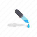 drops, human, isometric, look, pipette, view, vision