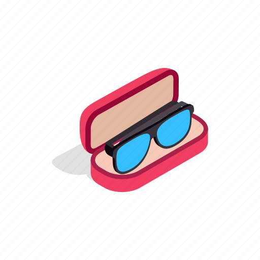 Box, eyeball, glasses, human, isometric, look, view icon - Download on Iconfinder