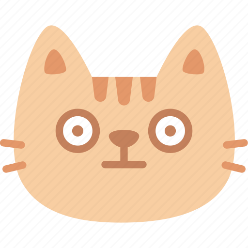Stunning, cat, emoticon, emoji, emotion, expression, feeling icon - Download on Iconfinder