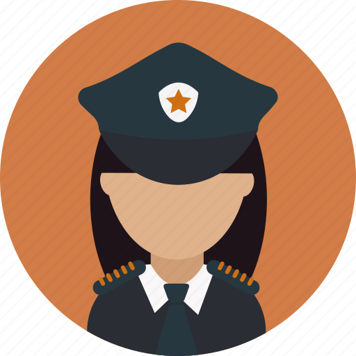 Avatar, captain, crime, female, officer, person, police icon - Download on Iconfinder