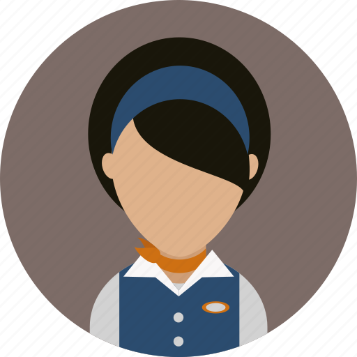 Airplane, flight, job, stewardess icon - Download on Iconfinder
