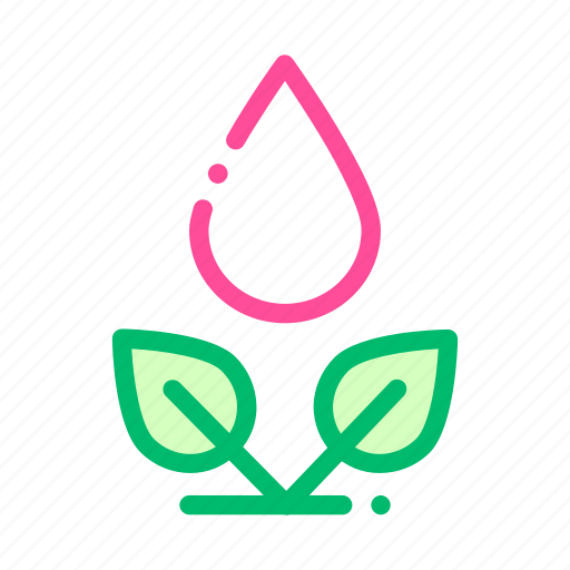 Bush, drop, leaves, watering icon icon - Download on Iconfinder