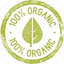organic, nature, food, signs, natural, sticker, leaf