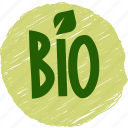organic, nature, food, signs, natural, sticker, bio