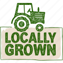 organic, nature, food, natural, locally grown, agriculture, tractor, farm
