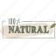 organic, nature, food, signs, natural, sticker, healthy 