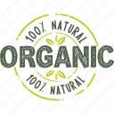 organic, nature, food, signs, natural, sticker