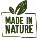 organic, nature, food, signs, natural, sticker, healthy