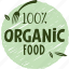 organic, nature, food, signs, natural, sticker, restaurant 