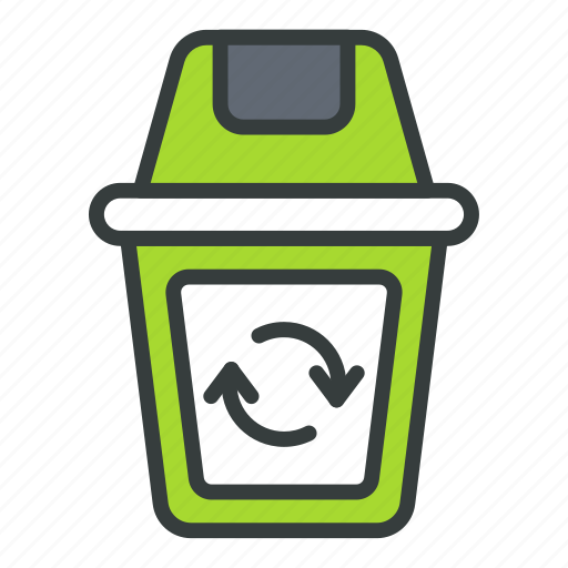 Dustbin, trash, garbage, basket, container icon - Download on Iconfinder