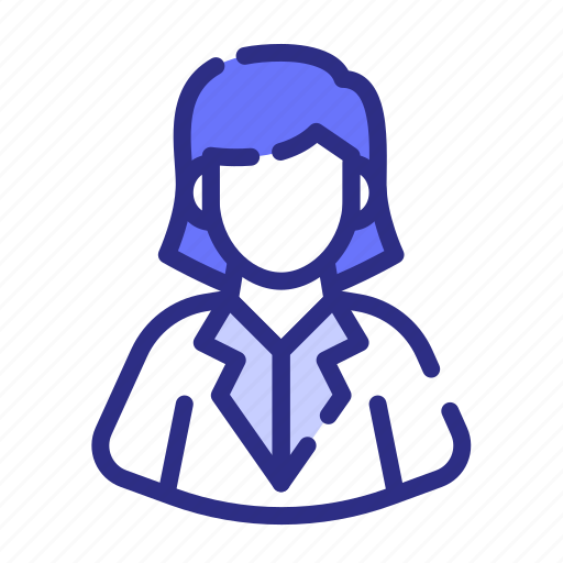 Business, employee, worker, female icon - Download on Iconfinder