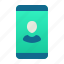 user, mobile, profile, personal 