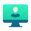 monitor, user, profile, personal 