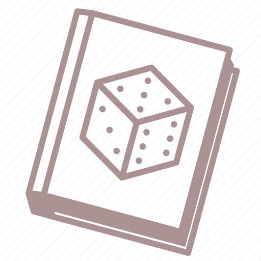 Book, d6, dice, game, rpg, rulebook, rules icon - Download on Iconfinder