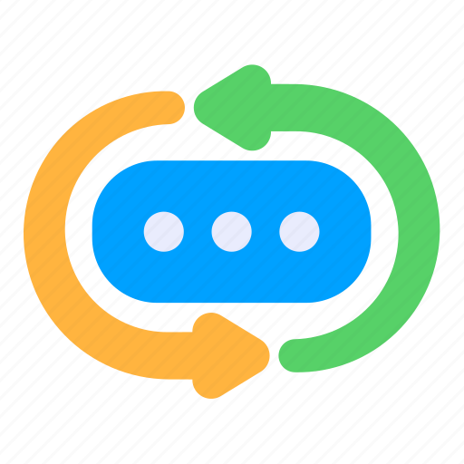 Repeat, chat, communication, client, talk, conversation icon - Download on Iconfinder