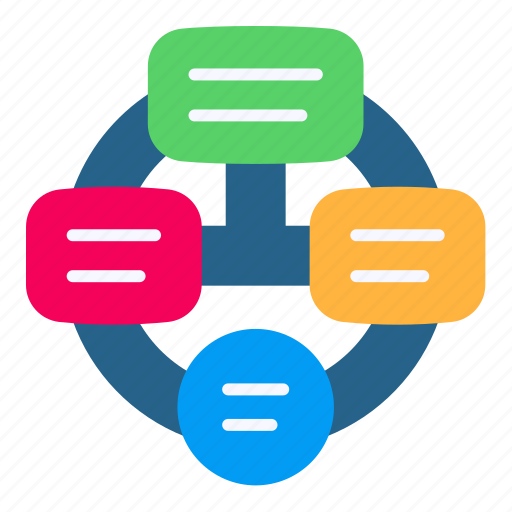 Talk, system, discussion, organizational, team, conversation icon - Download on Iconfinder