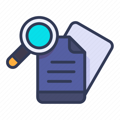 Search, document, organizational, work, business icon - Download on Iconfinder