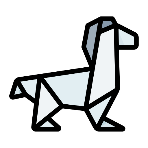 Horse, origami, paper, craft, creative icon - Free download