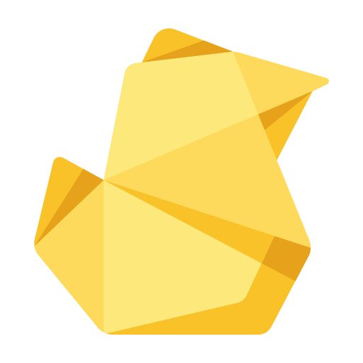 Chick, origami, paper, craft, creative icon - Free download