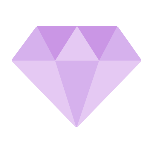 Diamond, origami, paper, craft, creative icon - Free download
