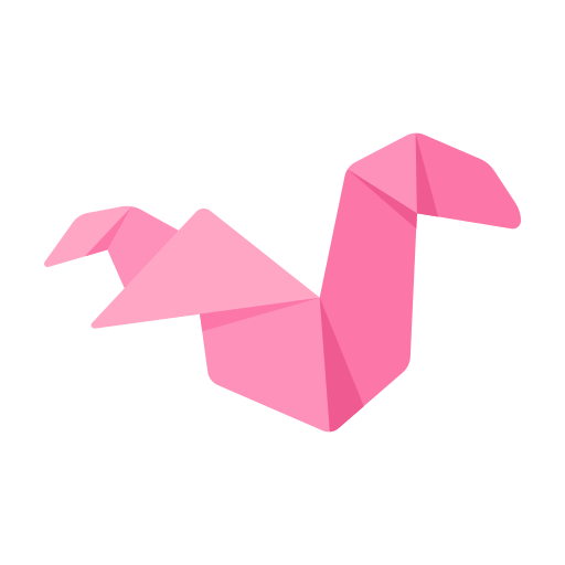 Dragon, origami, paper, craft, creative icon - Free download