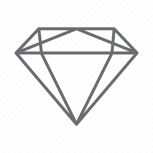 Diamond, origami, jewelry, gem, gemstone icon - Download on Iconfinder