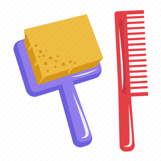 Brush, comb, grooming, clean, accessory, cat, cat lover icon - Download on Iconfinder