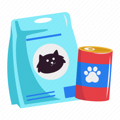 Cat food, petshop, canned food, snack, dry, cat, cat lover icon - Download on Iconfinder