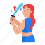 buff, effect, weapon, upgrade, girl character, esports, esport, game, gaming 