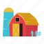barn, farmhouse, silo, building, house, farming, gardening, nature, harvest 