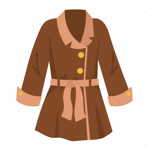 Coat, overcoat, jacket, woman, female, winter, fashion style sticker - Download on Iconfinder