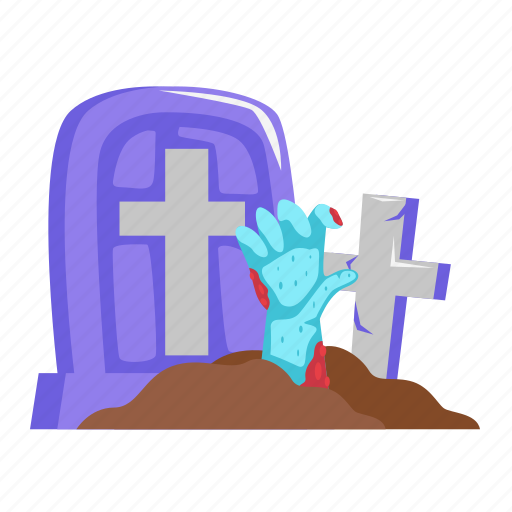 Cemetery, coffin, funeral, death, grave, halloween, costume party sticker - Download on Iconfinder