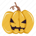 pumpkin, jack o lantern, pumpkin decoration, carved, lamp, halloween, costume party, celebration, horror