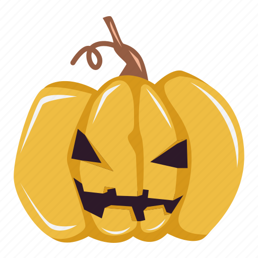 Pumpkin, jack o lantern, pumpkin decoration, carved, lamp, halloween, costume party sticker - Download on Iconfinder