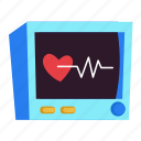 electrocardiogram, ecg, monitor, heartbeat, pulse, medical, hospital, healthcare, clinic
